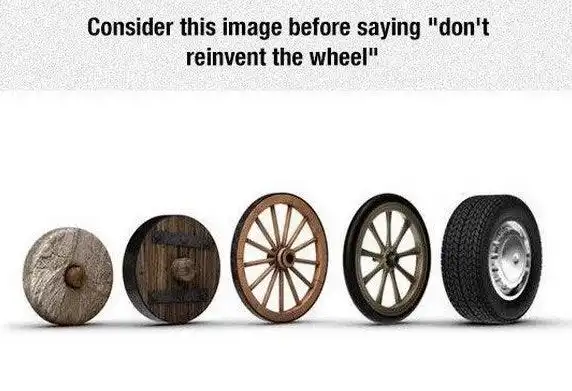 Go reinvent the wheel